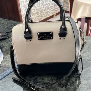 Kate Spade Black and Tan Satchel new never used.